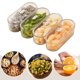 thumbnail image 3 of 1 pieza/4 piezas de mesa de té caja de frutas secas de plástico a prueba de polvo con bandeja para sala de estar Hugtrwg Para estrenar, 3 of 7