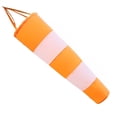 thumbnail image 1 of Scienceny Bolsa de manga de viento, ligera, para medir el viento, bolsa de viento, veleta, cinturón reflectante, juguete de monitoreo de viento, Accesorios para bloques patrón Naranja 0.8 m, 1 of 6
