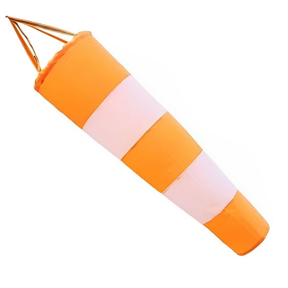 kurtrusly 80CM Outdoor Windsock Bag Lightweight Stop Wind Measurement Windbag Waterproof Weather Vane Foldable Luminous Wind Vine Orange 0.8m