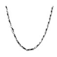thumbnail image 2 of Anillo de acero de titanio Collar de acero inoxidable para hombres y mujeres Joyería de acero de titanio Cadena a juego Cadena de semillas de melón para parejas, 2 of 5
