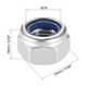 thumbnail image 2 of Tuercas de bloqueo hexagonales con inserto de nylon M16 x 2mm, acero inoxidable 304, 2 piezas, 2 of 5