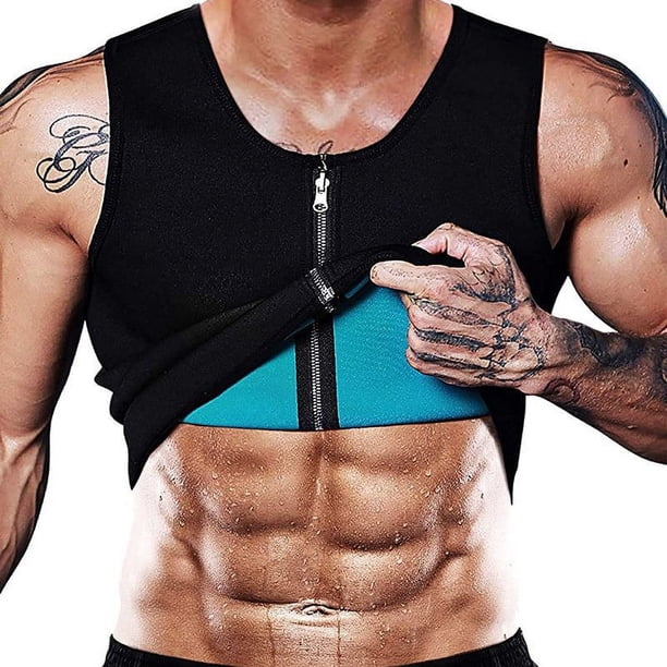 Ropa moldeadora de cuerpo, ropa deportiva y fitness para hombres de talla grande europea y americana, chaleco con cremallera para hombres, corsé de cintura que contrae el vientre