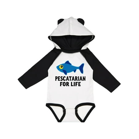 

Inktastic Pescatarian for Life Gift Baby Boy or Baby Girl Long Sleeve Bodysuit