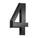 thumbnail image 1 of Números de Casa Modernos Negros de 3 Pulgadas, Números de Buzón Del 0 Al 9, Autoadhesivos, Números de Metal para Dirección de Casa, para Letreros Exteriores o Interiores, Fácil Instalación., 1 of 2