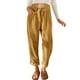 thumbnail image 1 of Pantalones de cintura alta, pantalones de pana para mujer, pantalones vintage holgados y altos, pantalones de pierna recta, elegantes y modernos, 1 of 9