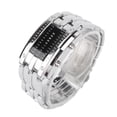 thumbnail image 3 of Men Electronic Watch,LED Watch Unique Binary LED Wrist Watch LED Electronic Watch Modern Innovation, 3 of 14