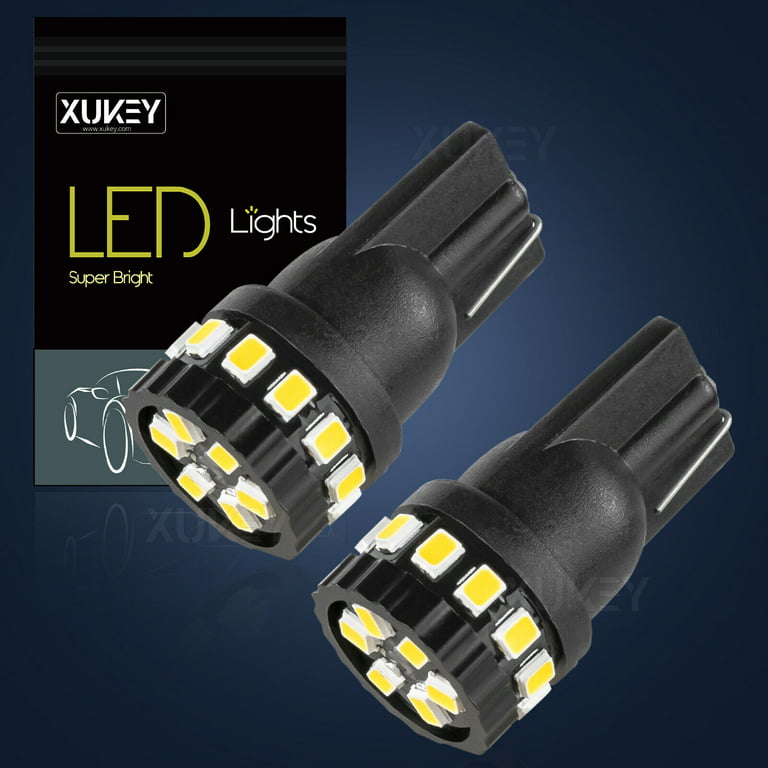 2 AMPOULE LED VIOLET pour Veilleuse T10 5 LEDs SMD W5W - BAZAAR