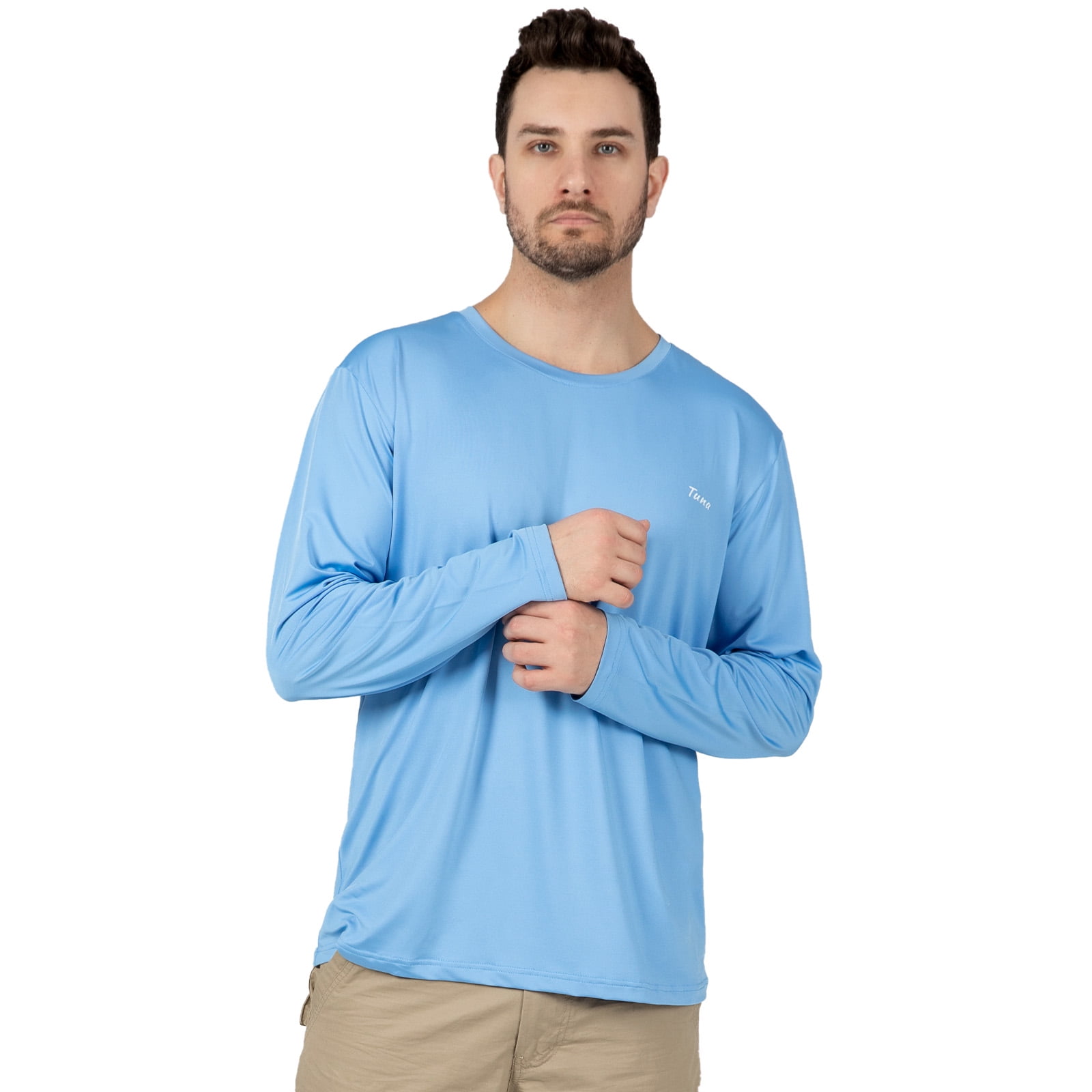 Tuna Fishing Shirts for Men Long Sleeve UPF 50+ UV Sun Protection Rash ...