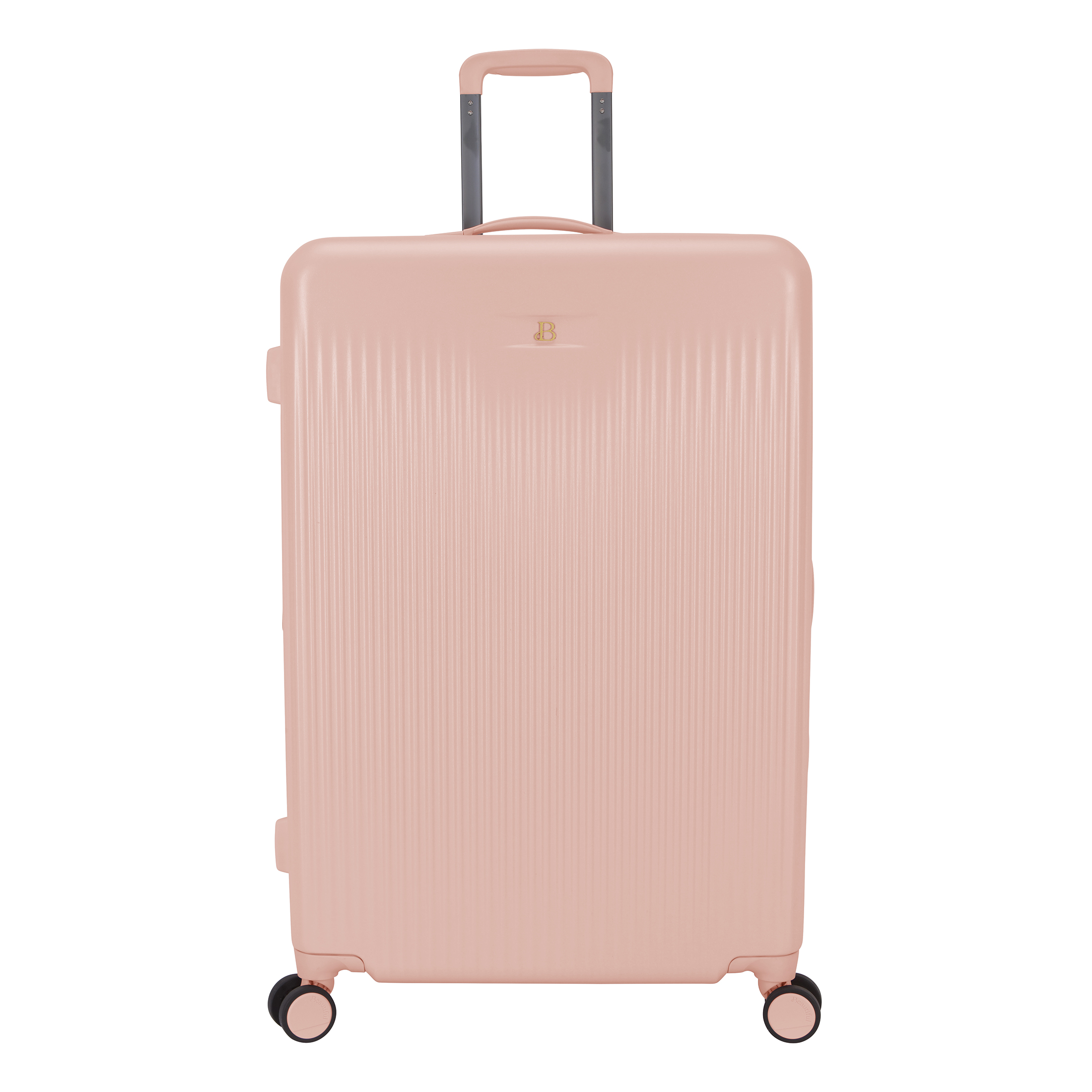 Beautiful 28-Inch Checked Hardside Luggage, Rose Pink photo 8
