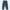 Blue-b, variant on Vunhao Girls Jeans, Casual Cotton Relaxed Fit Elastic Waist Girls Denim Pants on Clearance Blue Size 6-12 Months