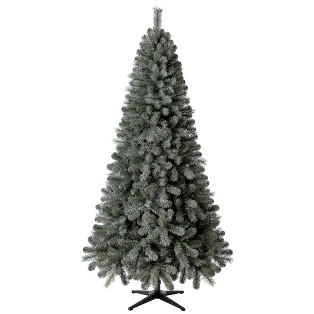 Holiday Time Non Lit Elwood Pine Blue Artificial Christmas Tree 7 Walmart Com