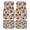Bear Emoji Pattern, variant on 4-Piece Car Floor Mats Set, Beard Salon Male Crystal Velvet Automotive Front & Rear Floor Liners, Universal Fit for Car, Truck, SUV