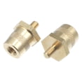 thumbnail image 1 of 1 Par M6 Batería Terminal Conector Latón Tono Poste Adaptador Cónico, 1 of 1