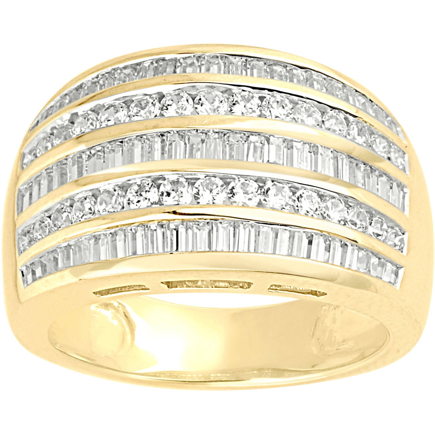 K/&C 10k Yellow Gold Circle with Filigree Edges Charm on 14K Yellow Gold Rope Chain Necklace