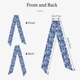 thumbnail image 2 of Navy Digital Blue Camouflage Hair Scarf for Women Fashion Headscarf Wrap Neck Scarves For Handbag Accessories, 2 of 7
