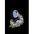 thumbnail image 2 of Boy's Star Wars Darth Vader Starry Sleigh  Pull Over Hoodie Black Large, 2 of 4