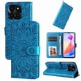 thumbnail image 1 of Funda tipo cartera GANGXUN para Honor X6A , diseño girasol, cuero PU, soporte, cierre magnético, tarjetero, 1 of 5