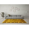 thumbnail image 3 of Ahgly Company Indoor Rectangle Oriental Yellow Industrial Area Rugs, 5' x 7', 3 of 4