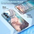 thumbnail image 4 of Casetego for Samsung Galaxy S23 FE Case,Fashion Marble Heavy Duty Shockproof Full Body Protective Phone Cover for Women Girls,Blue Gray, 4 of 8