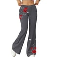 thumbnail image 3 of TaTaai Women's Loose Comfortable Flared Wide Leg Yoga Pants Fashion Casual Sports Fitness Trousers Soft Breathable All Match Daily Wear Gift, 3 of 7