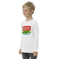 thumbnail image 2 of Later Gator Youth Long Sleeve Graphic T-Shirt – Fun Cotton Casual Tee (White, M), 2 of 3
