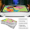 thumbnail image 5 of Scooby Velma Car Windshield Sunshade Automotive Sun Shade for Cars SUV Trucks Visor Cover Fits Most Car SUV, 5 of 9