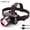 Black and Red, variant on DAYBETTER Rechargeable LED Headlamp Digital Display, 3 Lighting Modes Headlight, 1800mAh Type-C Charge, 90 Degree Adjustable Waterproof Sport Light for Camping Climbing Hiking Running