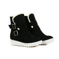 thumbnail image 7 of Tejiojio Fall Clearance Snow Boots Autumn And Winter Round Toe Fashion Warm Furry Short Boots Large Size Boots Women's Boots, 7 of 7