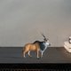 thumbnail image 4 of Modelo de simulación de animales salvajes, figura de animal falso, juguete de fiesta en miniatura, escultura de estatua para niñas, niños y niños Modelo de antílope, 4 of 7