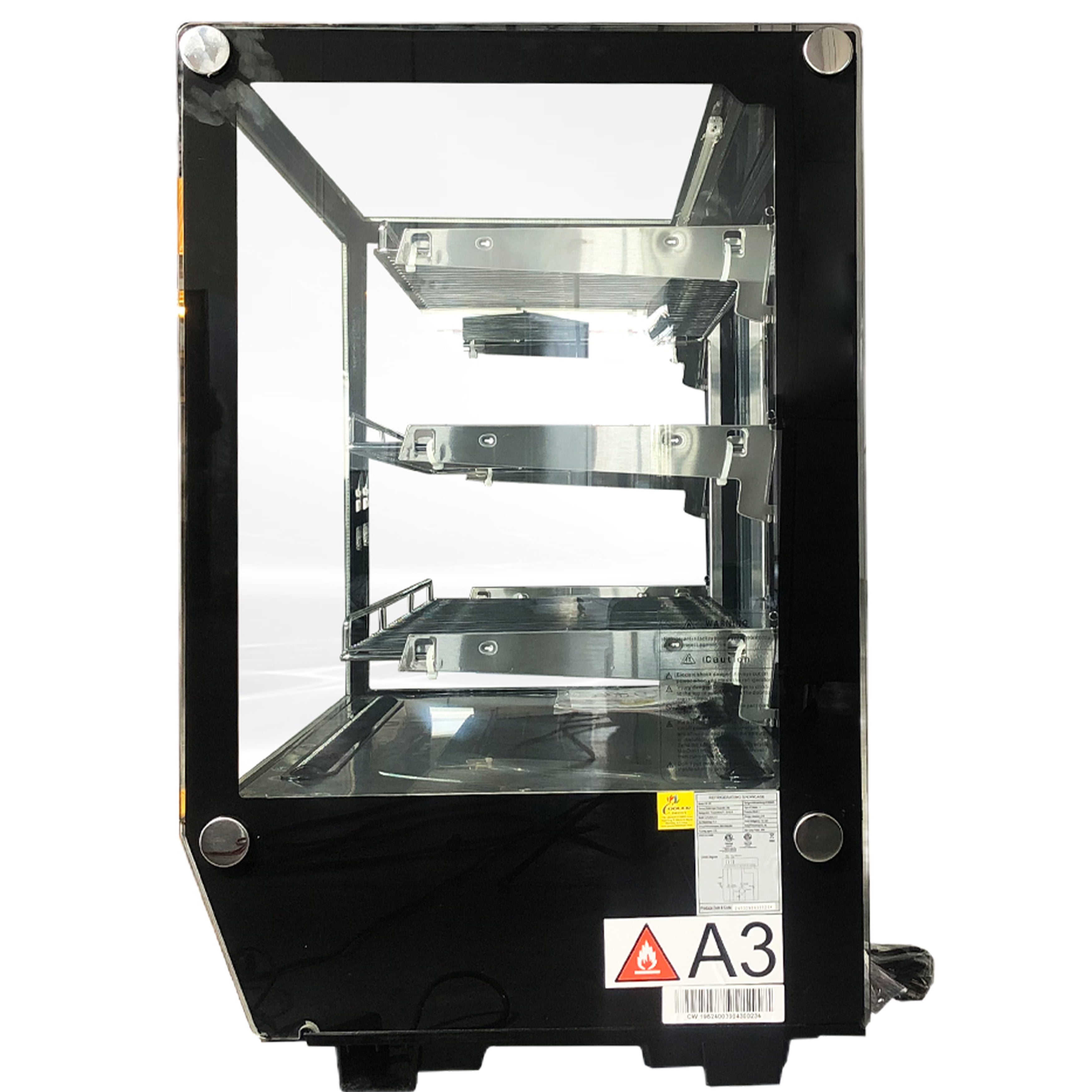 NSF 35 in. Countertop Refrigerated Display Case 6.8 Cu.Ft. Electric Commercial Cabinet Counter Food Refrigerated Display