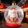 thumbnail image 6 of Large 24 Inch Inflatable Christmas Ball Outdoor Decorations, Holiday Inflatable Yard Decor for Xmas Party Garden Lawn Festive Ambience, Easy Setup PVC Blow Up Sphere Ornament for Home Decoration, 6 of 6