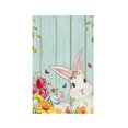 thumbnail image 1 of Multifunctional Hand Towel Easter Kitchen Dish Towel Striped Rabbit Print Household Kitchen Towel, 1 of 4