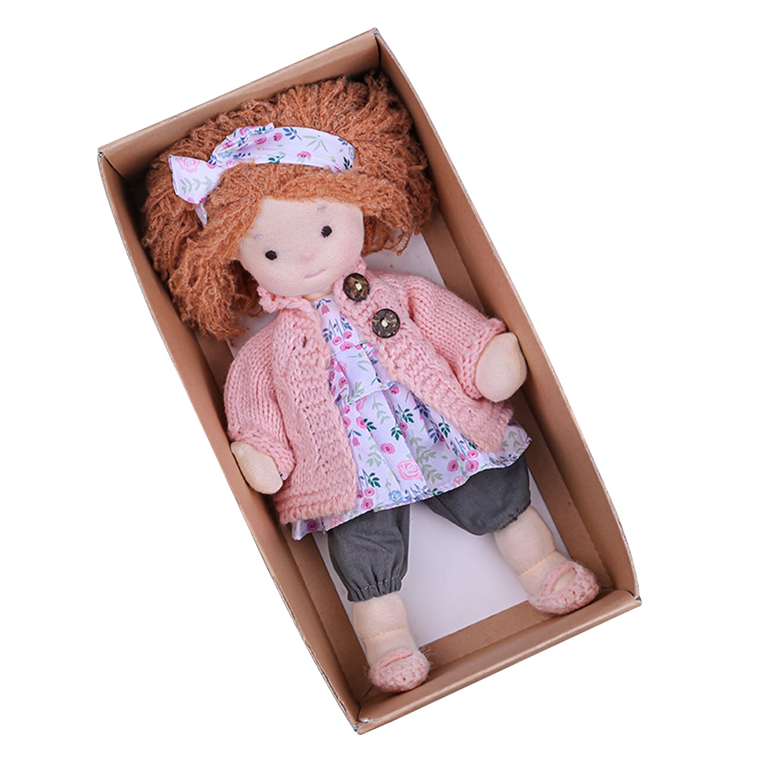 Waldorf Doll Plush Baby Doll Waldorf Astoria Handmade Plush Doll with