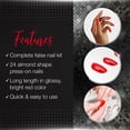 thumbnail image 4 of Set de uñas artificiales Ardell Professional Nail Addict rojo cereza, 4 of 5