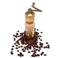 thumbnail image 2 of Sozen 7" Handmade Manual Brass Coffee Mill Grinder, Adjustable Portable Conical Burr Mill, Hand Crank Grinder for Turkish Coffee, 2 of 4