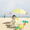 thumbnail image 5 of Chaises de Plage Pliantes pour Enfants avec Parasol, Fauteuil Inclinable de Jardin Multifonctionnel, 5 of 5