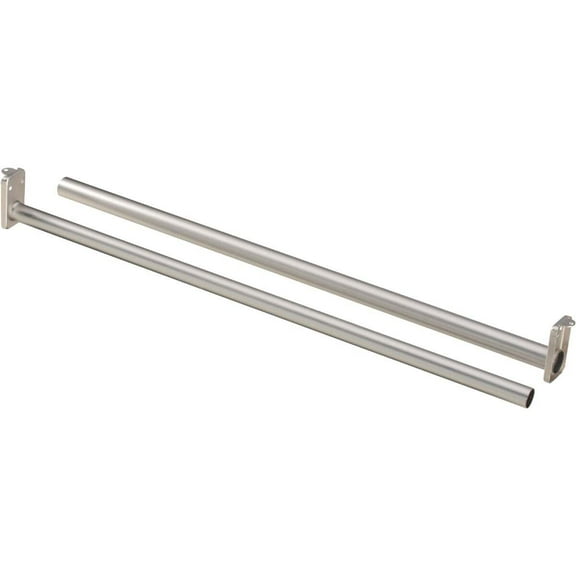 Stanley S840-264 Adjustable Closet Rod,Satin Nickel