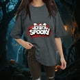 thumbnail image 4 of Godom Plus Size Halloween Shirt Women Funny Graphic Short Sleeve Tops Tees, 4 of 6