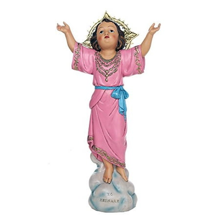 Child Sculpture - 16 Inch Divine Child Statue Holy Child Divino Niño de Bogotá Estatua Catholic Child Jesus Nino Jesus Sculpture