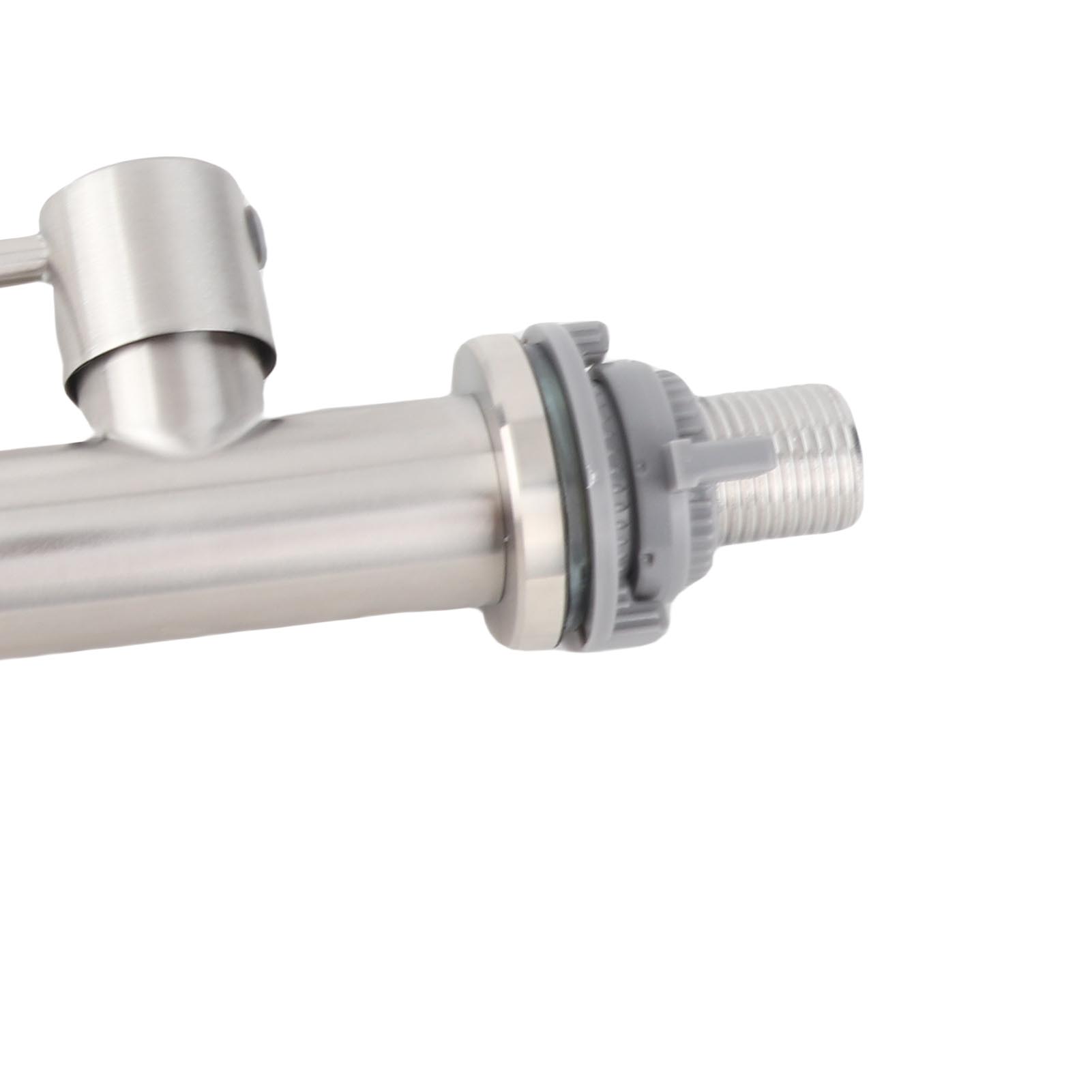 LAZIOEGR G1/2 Water Purifier Faucet 304 Stainless Steel 360 Degree Rotation Thickened Filtration Faucet for Kitchen and Bath, 11.4 x 8.6 inches