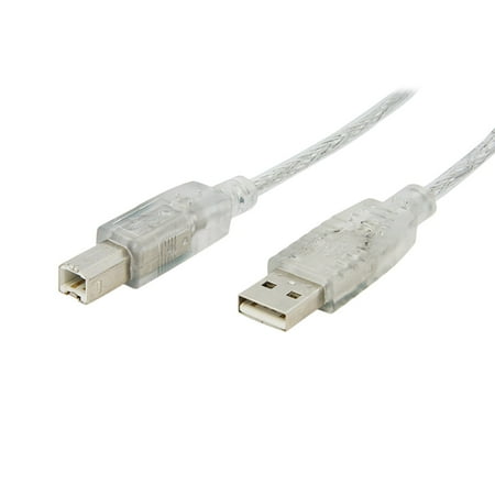 UPC 065030785822 product image for StarTech.com 6 ft Clear A to B USB 2.0 Cable - M/M | upcitemdb.com