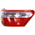 thumbnail image 4 of For Toyota Camry 2007 2008 2009 Tail Light Passenger Side | Outer | LED | Lens & Housing | Clear & Red Lens | CAPA Certified | Replacement For TO2805103, TO2805103C | 8155133490, 4 of 7