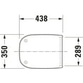 Duravit DCode Toilet Seat and Cover White