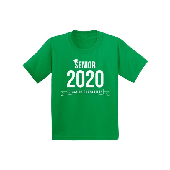 Awkward Styles Senior 2020 White Print Youth Shirt Class of 2020 Kids T-Shirts Unforgettable Graduation Shirts for Boys Girls
