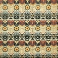 thumbnail image 1 of Ahgly Company Indoor Square Abstract Brown Gold Abstract Area Rugs, 7' Square, 1 of 6