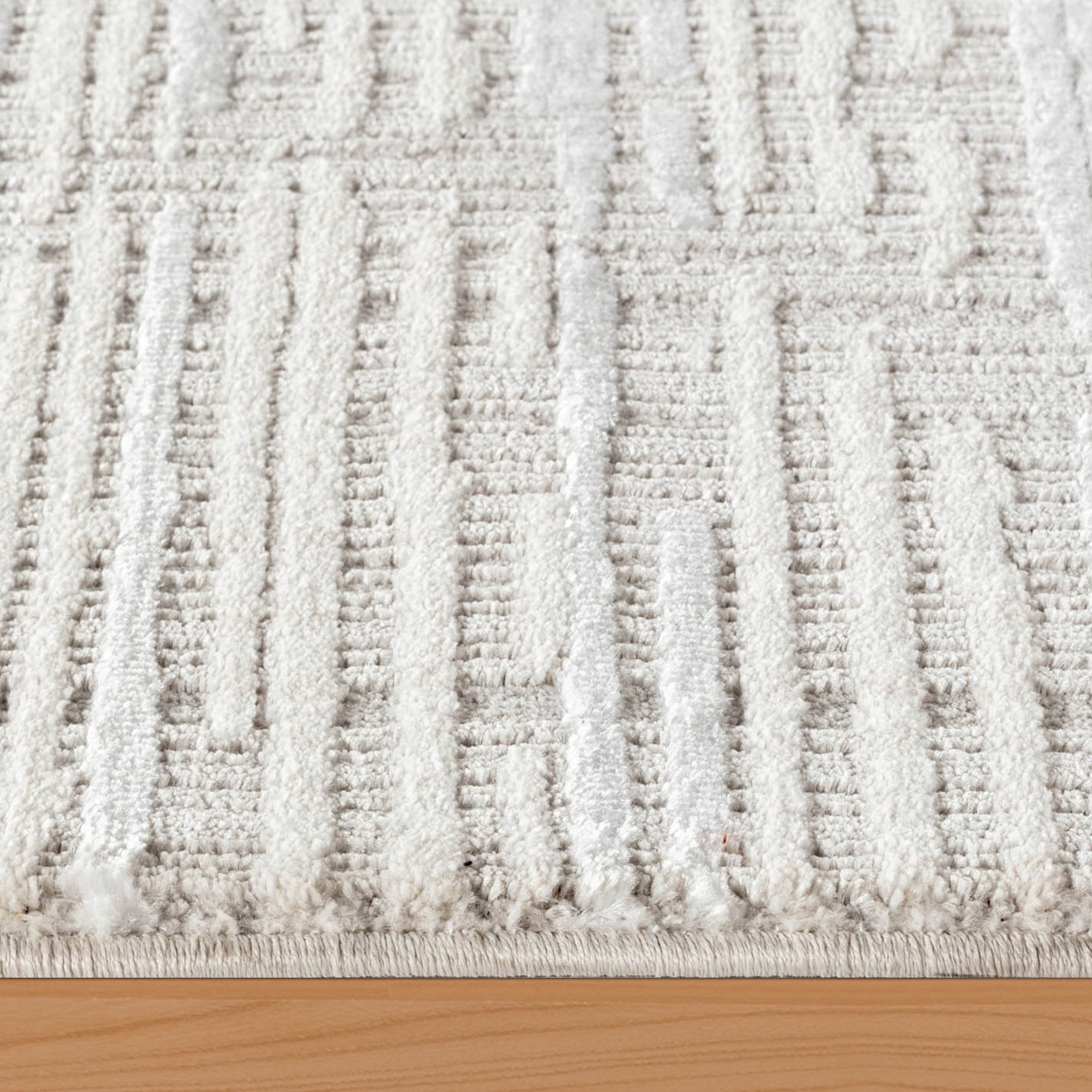 CHI Greer Geo Cream 8'6" x 13' Area Rug