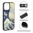 thumbnail image 2 of FINCIBO Soft Rubber Protector Cover Case for Apple iPhone 13 Pro Max 6.7" 2021 (NOT FIT Apple iPhone 13 mini 5.4" 2021/iPhone 13 Pro 6.1" 2021/iPhone 13 6.1" 2021), The Great Wave Off Kanagawa, 2 of 5