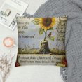 thumbnail image 2 of Birthday Gifts for Mom, Mom Gifts from Daughters Gifts for Mom Grateful Gift for Mother Sunflower Pillow Case for Mom Holiday Birthday Mother's Day for Mom Flannel Pillow Case, 2 of 5