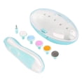 thumbnail image 5 of EHJRE Baby Nail File Electric Nail Clippers with 6 Grinding Heads for Newborn Toddler Kids, Adults Toes And Fingernails, Quite Operation Design - Blue, 5 of 8