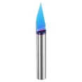 thumbnail image 1 of Uxcell V Groove Router Bit 0.005" Tip 30 Degree 1/4" Shank CNC Engraving Bits, 1 of 6